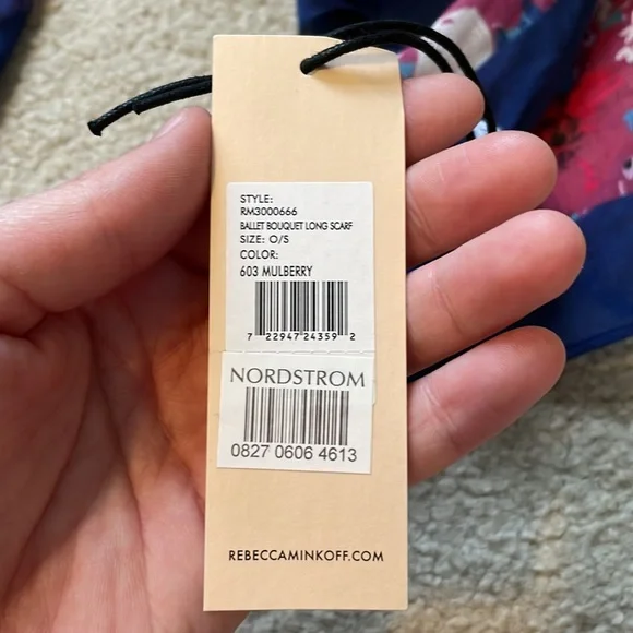 Rebecca Minkoff ballet bouquet long scarf - Picture 6 of 8